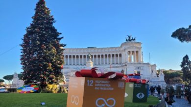 Albero Natale Roma Agenda 2030