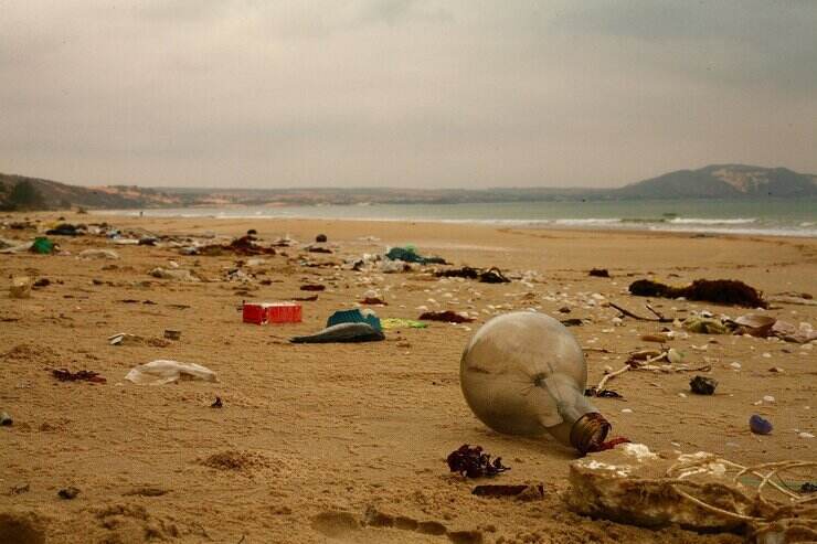 Inquinamento spiaggia