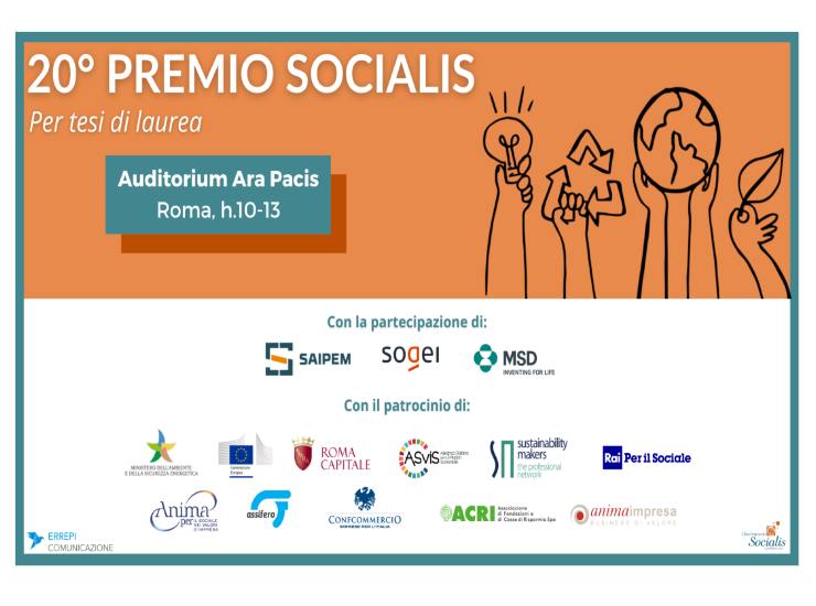 locandina XX edizione Premio Socialis