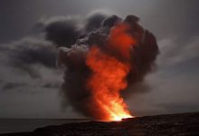 Vulcano in eruzione alle Isole Hawaii