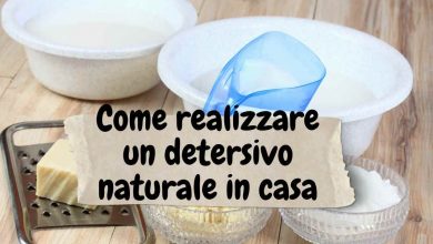 Come realizzare un detersivo naturale