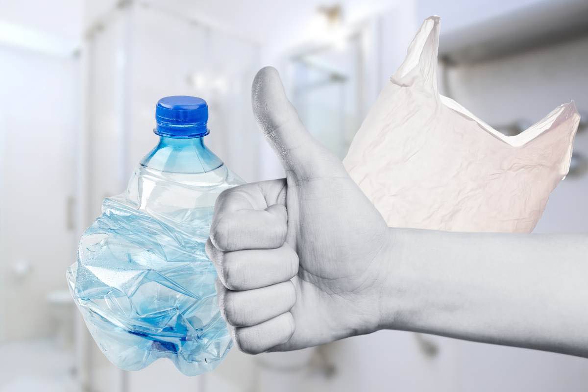 Ecco il metodo intelligente per riciclare plastica in bagno