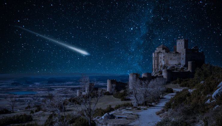 arriva la pioggia di meteore