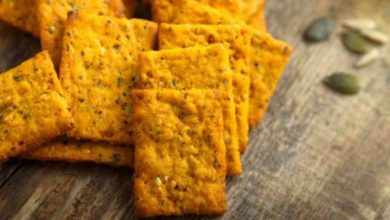 ricetta crackers zucca