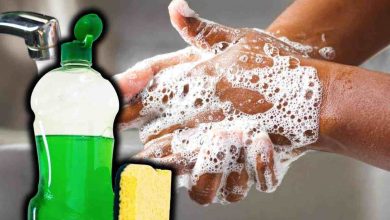 puoi lavarti le mani col sapone dei piatti?