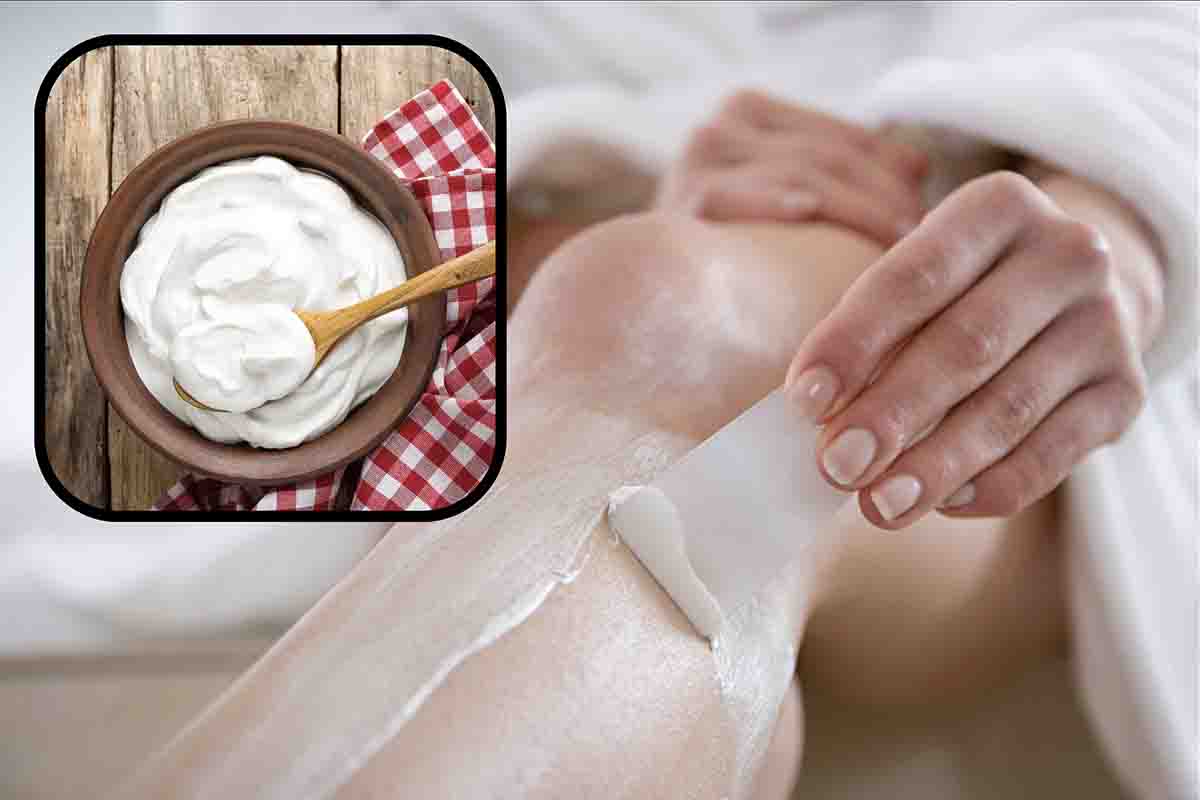 crema depilatoria fai da te con yogurt