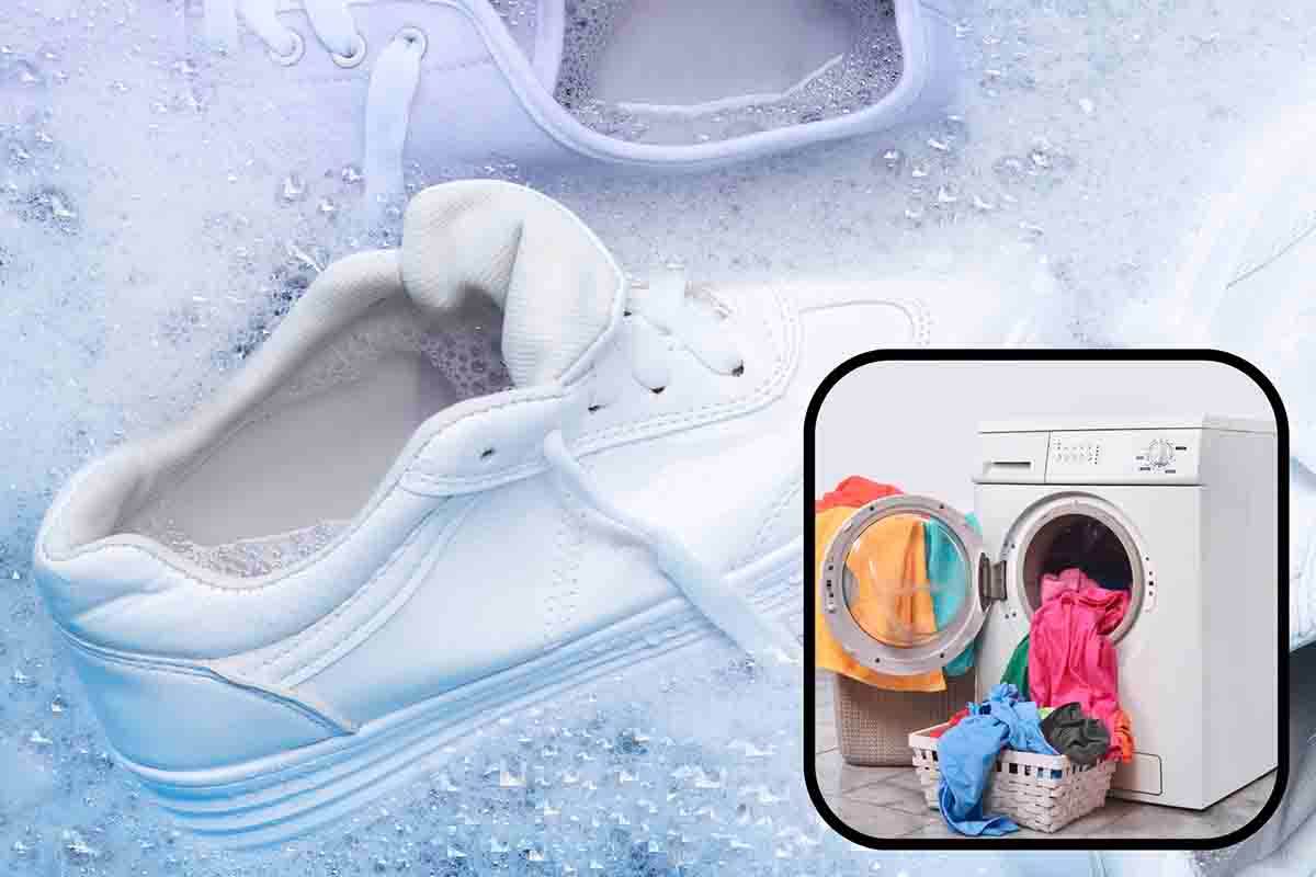 metodo lavaggio sneakers in lavatrice