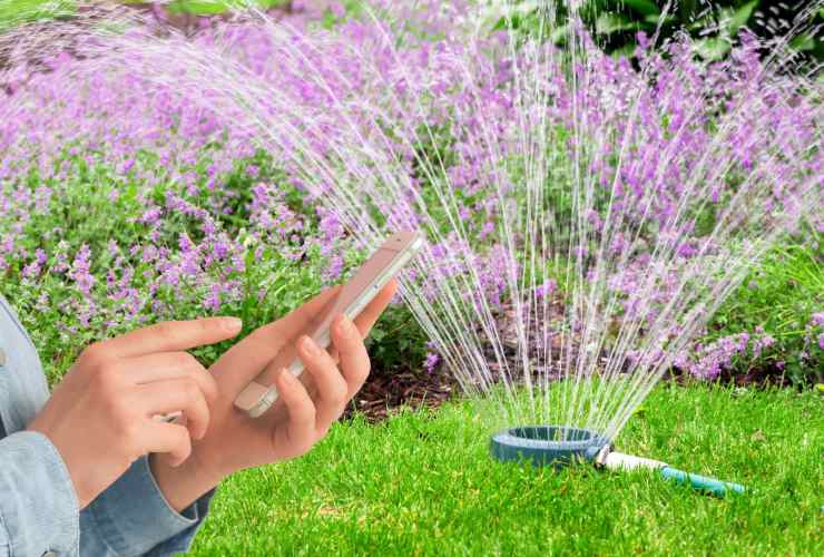 Controllare il giardino grazie allo smartphone