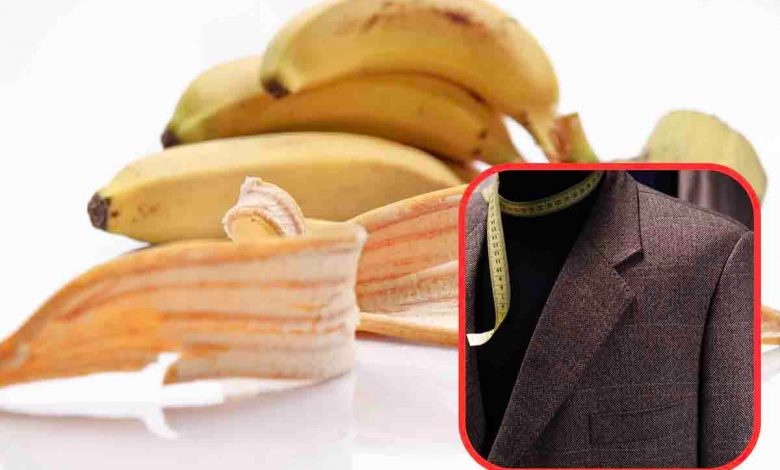 vestiti fatti di buccia di banana