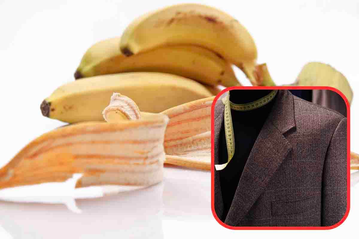 vestiti fatti di buccia di banana