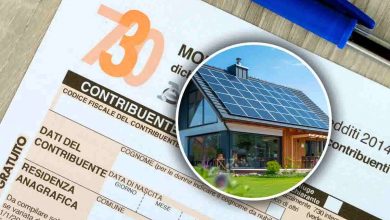 reddito da fotovoltaico deve essere dichiarato nel 730
