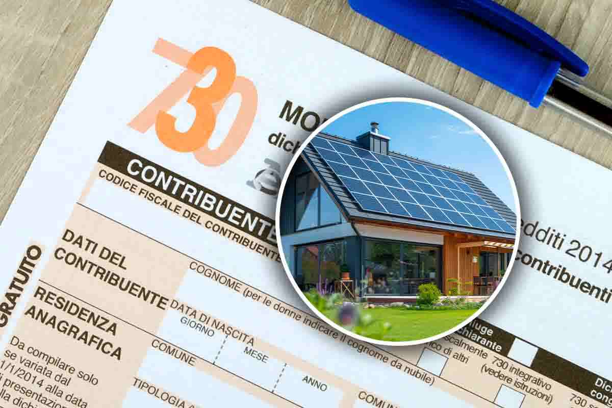 reddito da fotovoltaico deve essere dichiarato nel 730