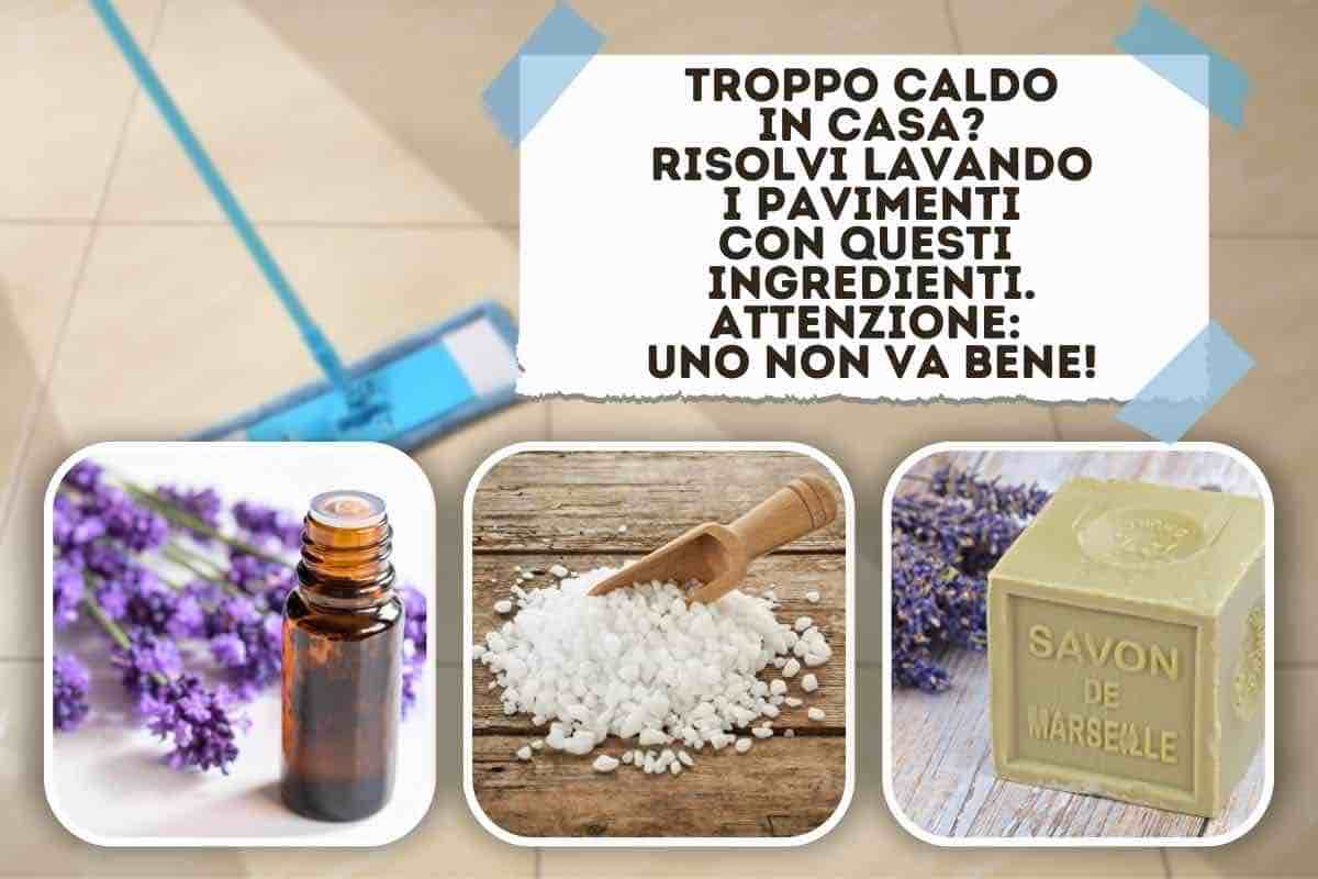 Pulire i pavimenti col caldo, evitate uno di questi ingredienti