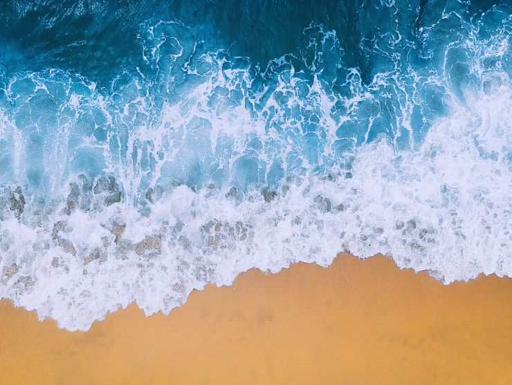 Spiaggia senza inquinare