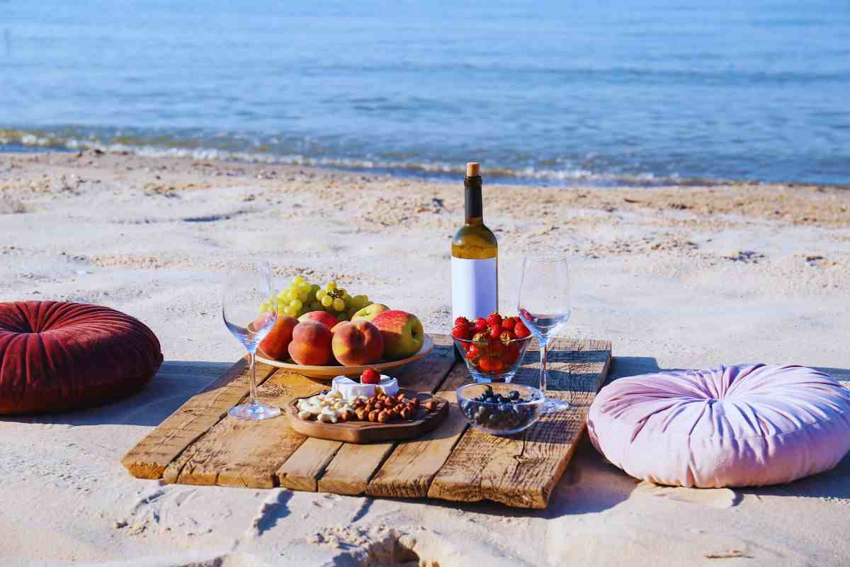 Cibo in spiaggia vietato